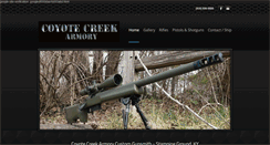 Desktop Screenshot of coyotecreekarmory.com